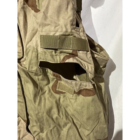 US ARMY PASGT FLACK JACKET VEST COVER DCU DESERT CAMO / SMALL - MEDIUM - Picture 3 of 5